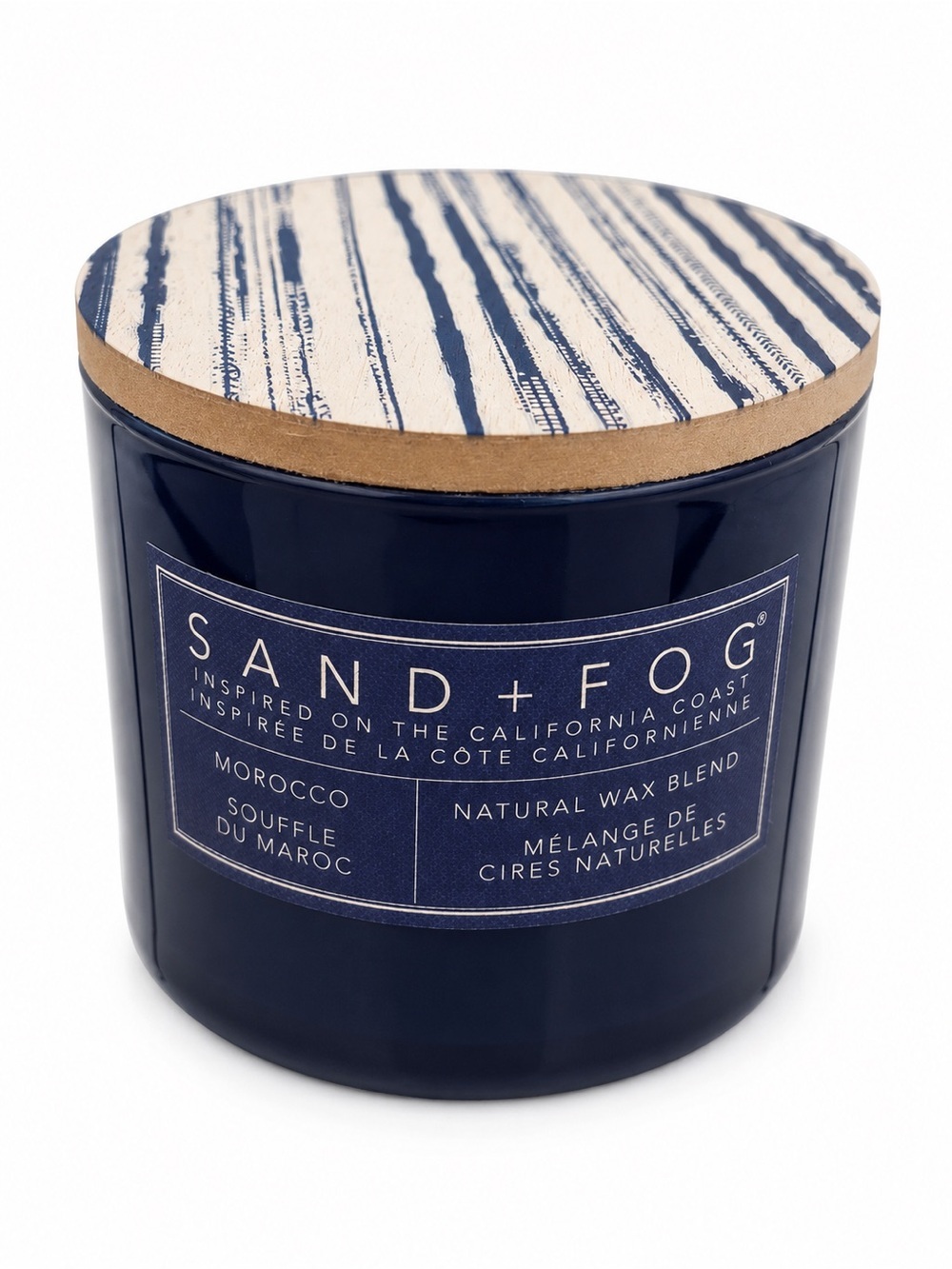 Sand + Fog Morocco Scented Candle - Navy